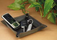 WEDO Petit vide-poches, en similicuir, marron, pour la WEDO Petit vide-poches, en similicuir, marron, pour la