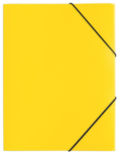 PAGNA chemise à élastique, A4, en PP, jaune