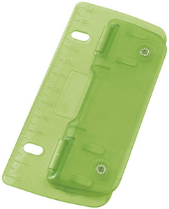 WEDO Perforateur de poche, capacité: 3 feuilles, vert ICE