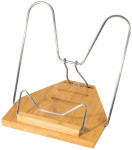 WEDO pupitre, en bambou, support métallique nickelé WEDO pupitre, en bambou, support métallique nickelé