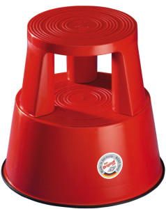 WEDO tabouret marche pied, en plastique, rouge / RAL 3000