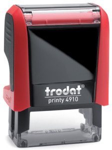 trodat Tampon encreur automatique Printy 4910 4.0, 3 lignes,