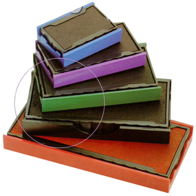 trodat cassette d'encrage de rechange 6/56,bleu,double pack