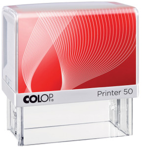 COLOP Tampon encreur Printer 50, 7 lignes, avec bon d'achat