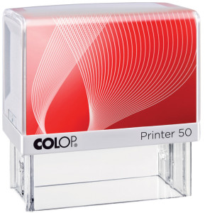 COLOP Tampon pour texte Printer 50, 7 lignes, configurable,