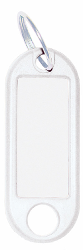 WEDO porte-clés avec anneau, diamètre: 18 mm, noir