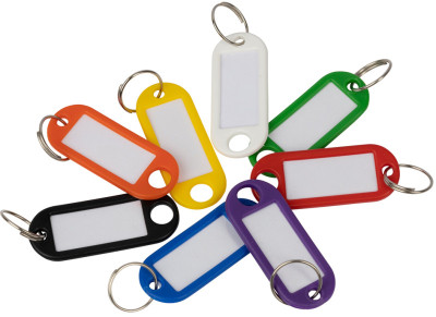 WEDO porte-clés avec anneau, diamètre: 18 mm, présentoir
