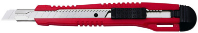 WEDO Cutter pro, lame: 18 mm, rouge/noir