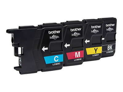 Brother : Cartouche encre LC985VALBP VALUE pack (BK C M Y)