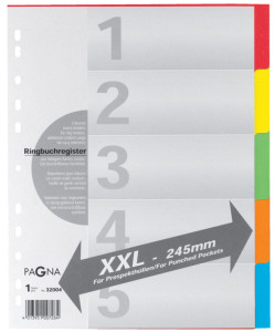 PAGNA intercalaire en carton, format A4, 5 positions, extra