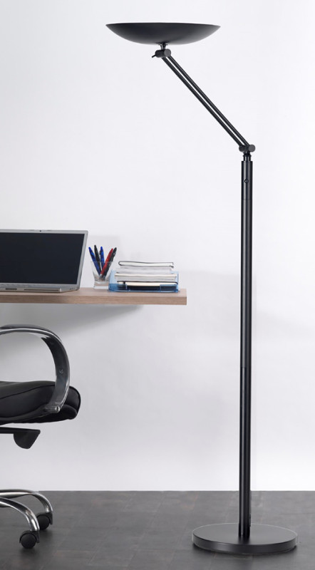 UNiLUX Lampadaire VARIALUX LED, couleur: noir