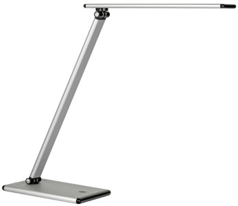 UNiLUX Lampe de bureau LED TERRA, couleur: gris metallique