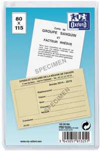 ELBA Etui de protection, PVC, 0,20 mm, 83 x 120 mm