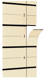 feuilles de séparation Pagna, A4, carton kraft, beige