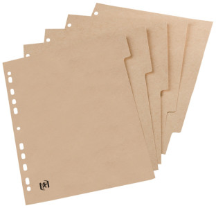 ELBA Intercalaires Touareg, 12 touches, format A4, beige