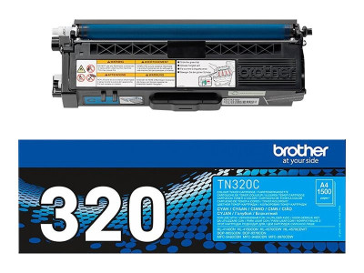 Brother TN-320C cartouche toner Cyan 1500 pages