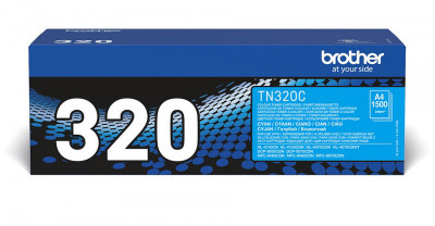 Brother TN-320C cartouche toner Cyan 1500 pages