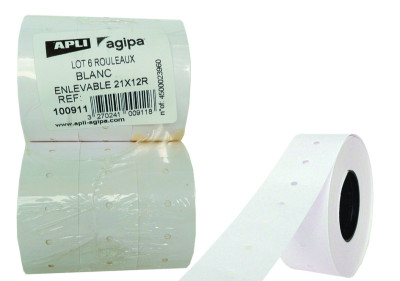 agipa Etiquettes pour étiquetteuse, 26 x 16 mm