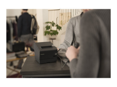 Epson : TM-T88V USB+Serie Noir avec alim.ps 180 (sans câble)