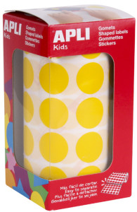 agipa apli Kids Gommettes de couleur en rouleau, rouge