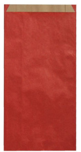 agipa Pochettes cadeau, (L)120 mm x (H)210 mm, rouge