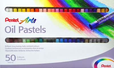 PentelArts pastel à huile PHN4, étui en plastique de 50