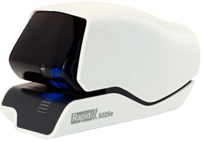 Rapid Agrafeuse électrique Supreme 5025e, blanc/gris