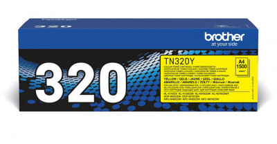 Brother TN-320Y cartouche toner Jaune 1500 pages