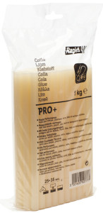 Rapid Cartouche de colle D12, jaune, 1 kg