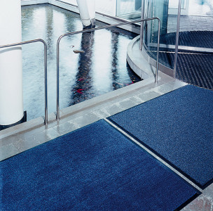 miltex Tapis anti-salissure Olefin, 1.220 x 2.440 mm, bleu