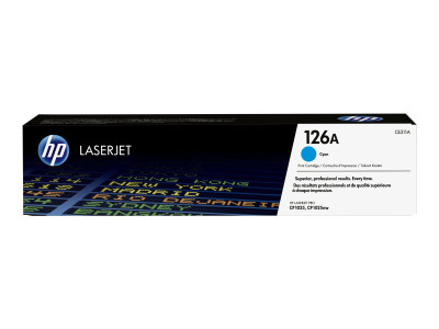 HP : cartouche toner CYAN 126A pour LaserJet