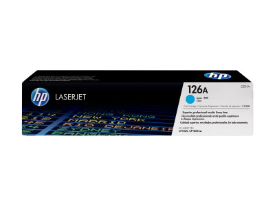 HP : cartouche toner CYAN 126A pour LaserJet