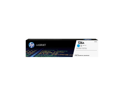 HP : cartouche toner CYAN 126A pour LaserJet