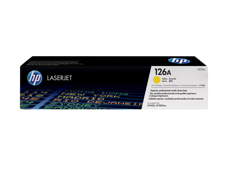 HP cartouche toner Jaune 126A pour LaserJet HP cartouche toner Jaune 126A pour LaserJet