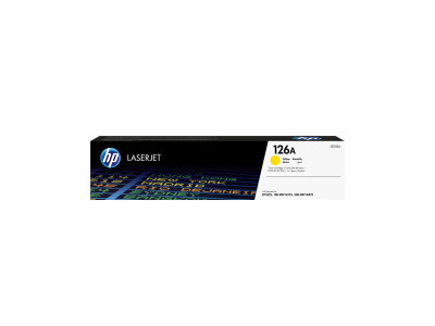 HP cartouche toner Jaune 126A pour LaserJet