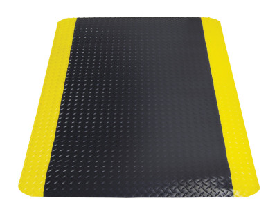 Miltex tapis de travail plate-forme de yoga, x 1 500 mm 900, noir