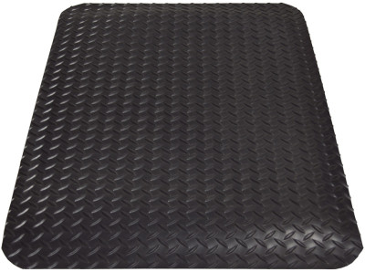 Miltex tapis de travail plate-forme de yoga, x 1 500 mm 900, noir