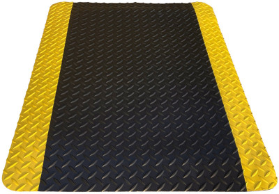 Miltex tapis de travail plate-forme de yoga, x 1 500 mm 900, noir