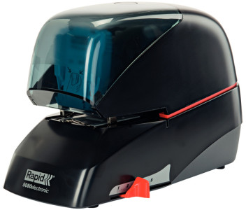 Rapid Agrafeuse électrique Supreme 5080e, argent/orange