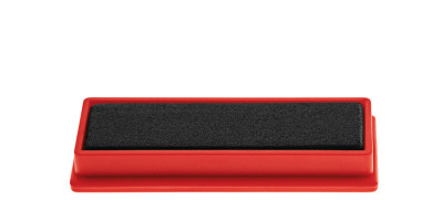 magnetoplan Aimant rectangulaire, rouge