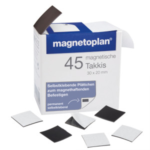 magnetoplan Takkis dans un ditributeur, autocollants, noir