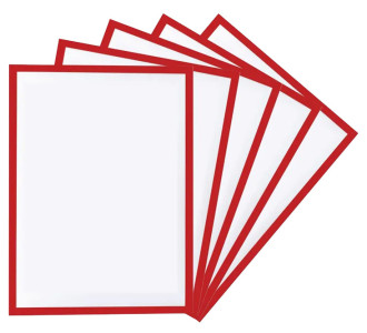 magnetoplan Cadre d'affich. magnétique magnetofix, A3, rouge