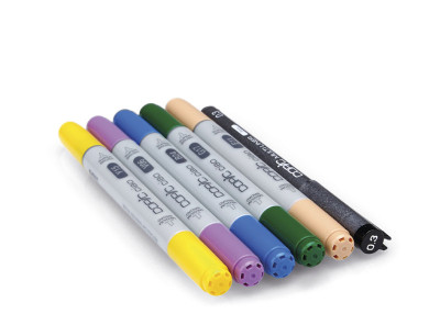 COPIC kit de marqueurs Hobbymarker ciao 5+1, Manga 1