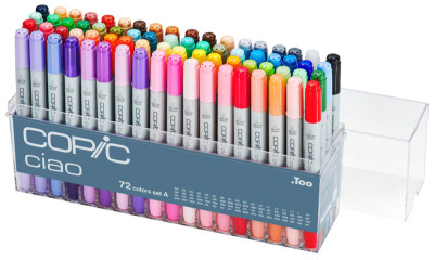 COPIC Hobbymarker ciao, kit de 72 de classe A