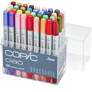 COPIC Hobbymarker ciao, 36er Set B