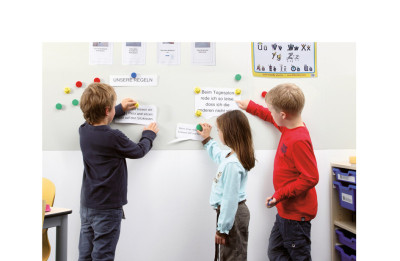 Kit de plaques murales magnetoplan « magnetowand », 2 m²