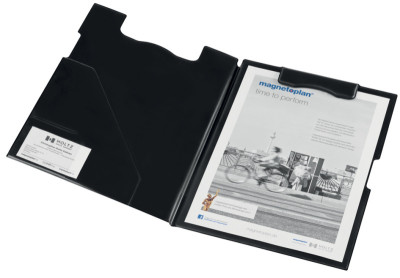 magnetoplan Chemise porte-bloc magnétique, noir