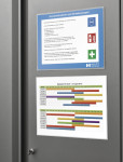 magnetoplan Magnet-Tasche magnetofix, A3 quer, transparent magnetoplan Magnet-Tasche magnetofix, A3 quer, transparent