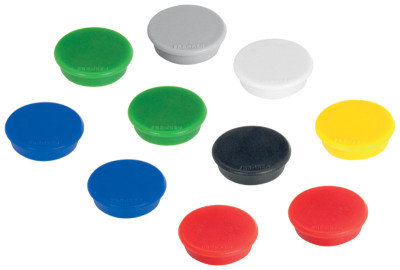 franc aimant de fixation, force adhésive : 1500g, blanc,
