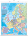FRANKEN carte de l'Europe, laminé, 970 x 1.370 mm,
